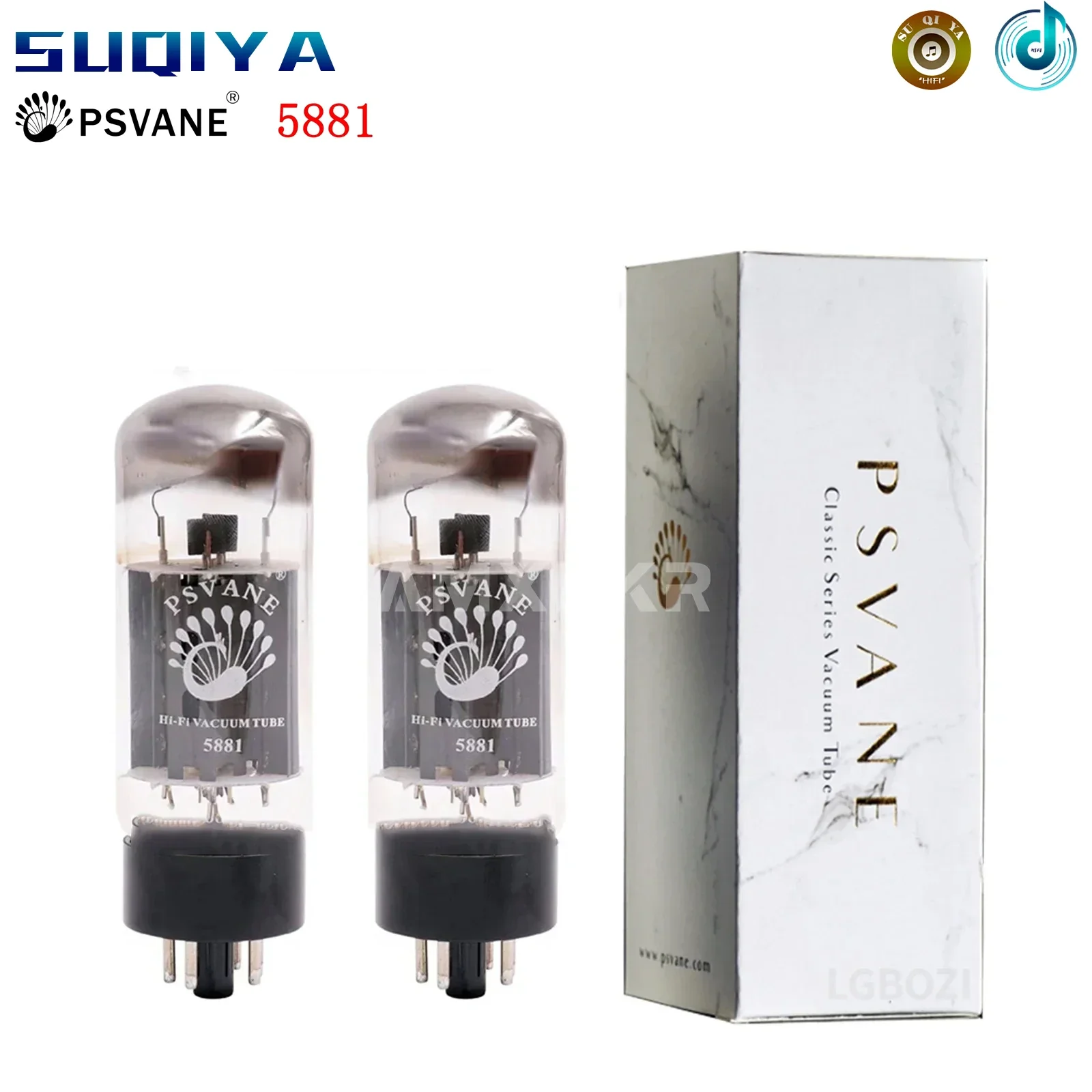 SUQIYA-PSVANE 5881 Vacuum Tube Replaces 6L6G 6L6GA 6L6GB 6L6GC 5881A 350C 6P3P Electron Tube For Audio Amplifier