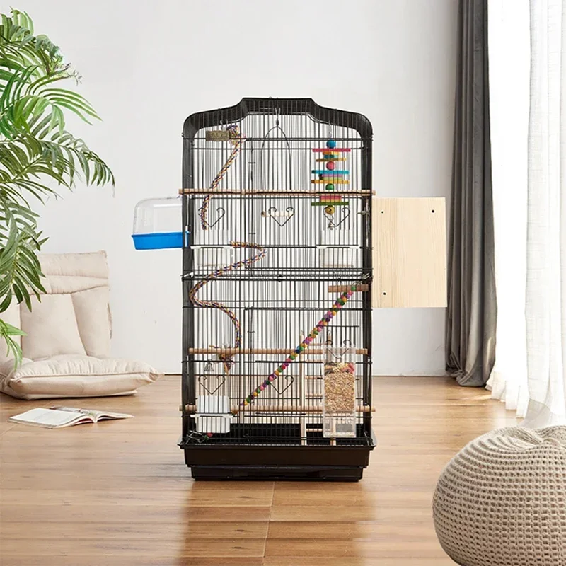 

Functional Extra Large Bird Cages Home Indoor Bird House Large Free Space Cages for Birds Villa New Style Birdcage Accessories