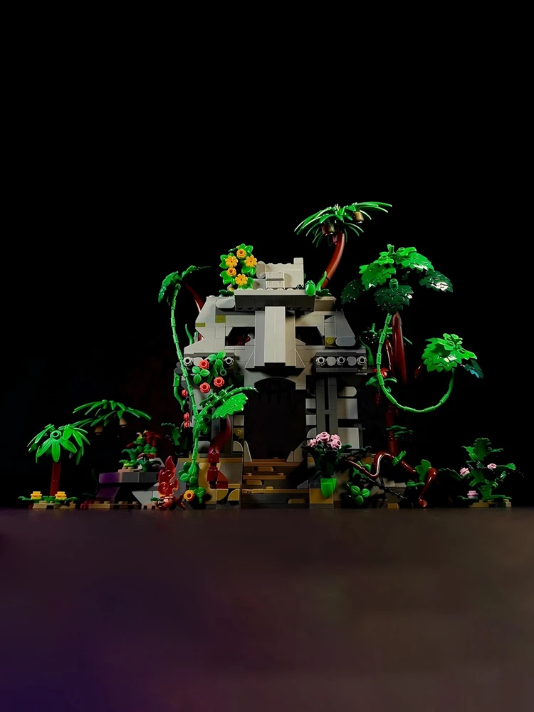 1391PCS MOC Oude Schattenjacht Architectuur Jungle Tempel Ruïnes Model Assemblage DIY Educatief speelgoed voor kinderen en jongens Cadeau - afbeelding 2