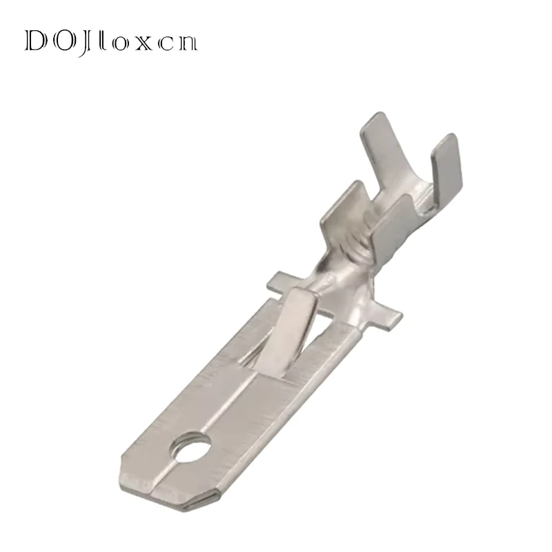 20 Pcs Brass Tinned 6.3 MM Automotive Connector Male Terminal For Automobile Battery Car