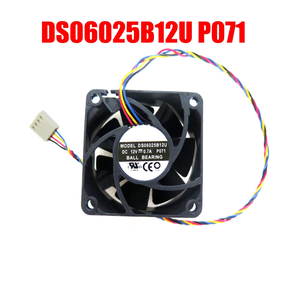Cooling Fan DS06025B12U P071 DC12V 0.7A 4Lines New