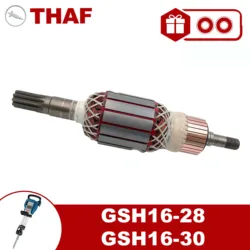 AC 220V 240V GSH16-28 GSH16-30 Armature Rotor Stator For BOSCH Jackhammer Spare Parts Demolition Hammer GSH 16-28 GSH 16-30