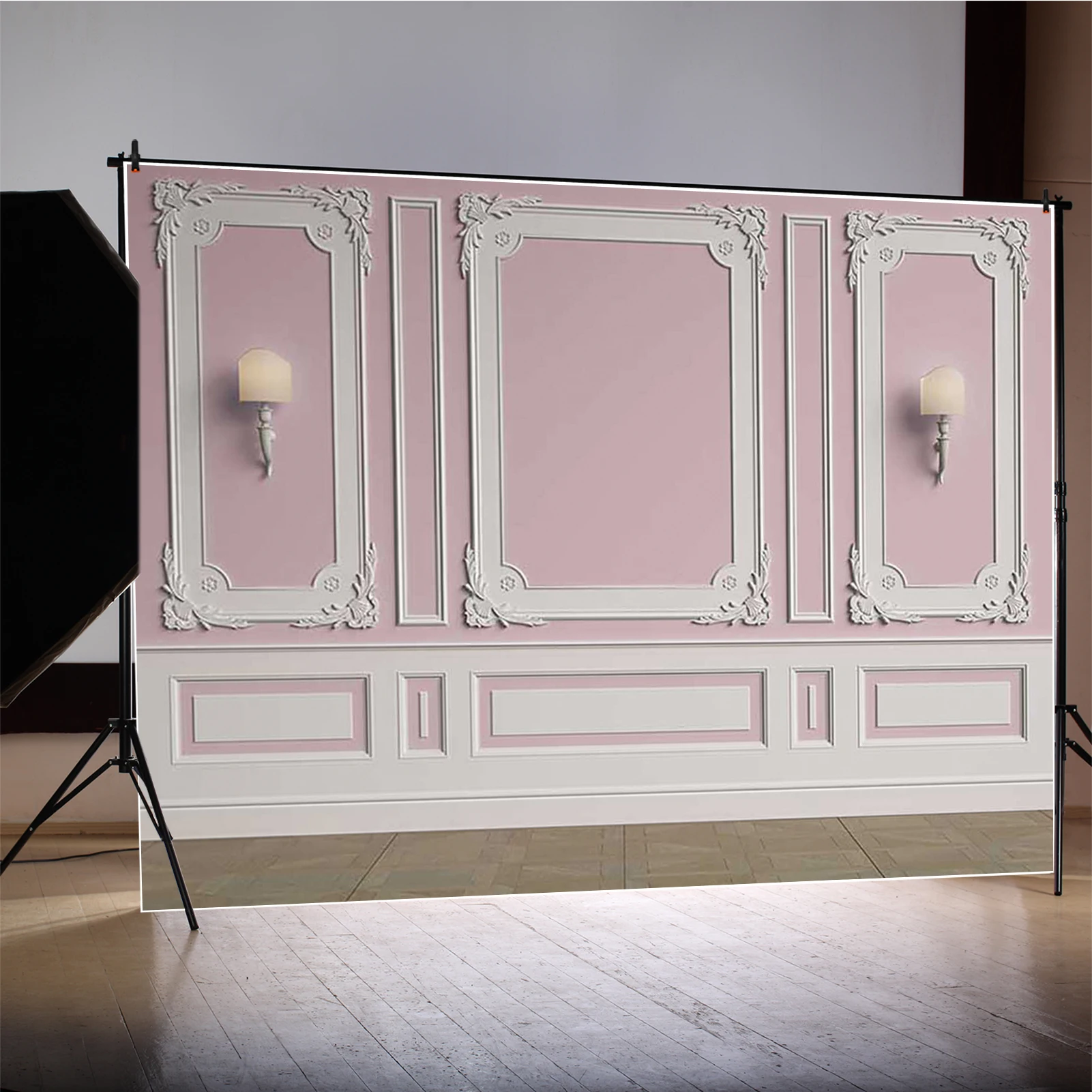 MOON.QG Nordic Style Wall Back Drop Living Room Frame Modern Backgrounds For Photographs Wedding Poster Photocall Photobooth