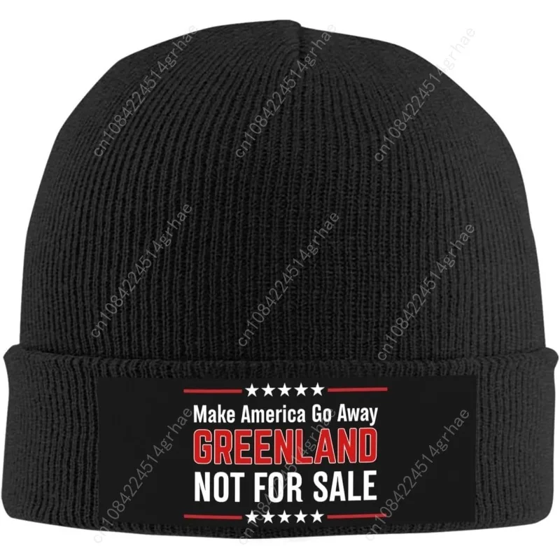 Greenland Not for Sale - Make America Go Away Beanie Knit Hat Men Women