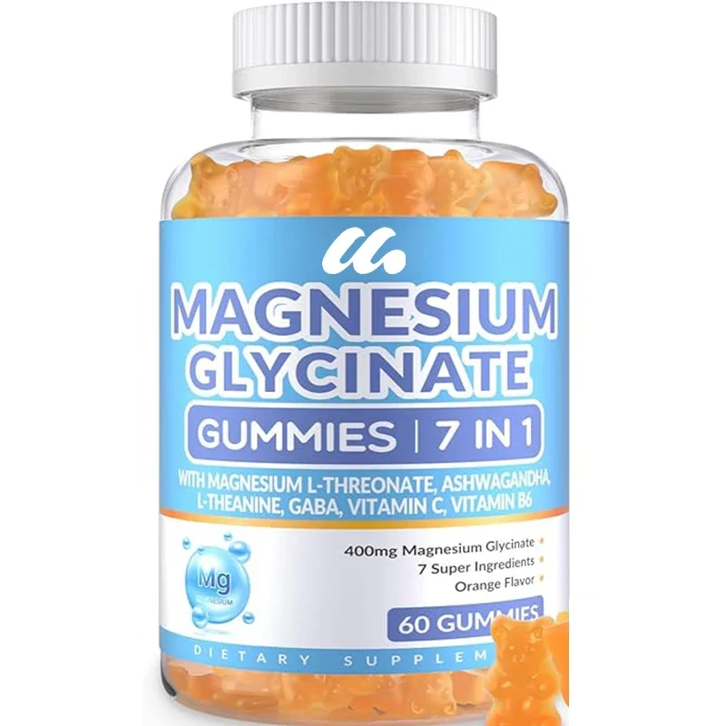 

Magnesium glycinate gummies with L-threonine | Contains South African drunken eggplant, L-theanine, GABA, vitamin C, B6