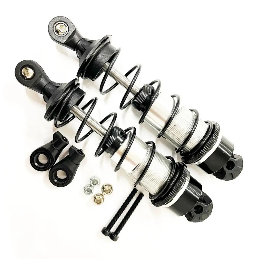 

2pcs 1/7 Front Shock Absorber RC Upgrade Part Aluminum Alloy Threaded Rc Front Shock Absorber For 6S RC Car Part