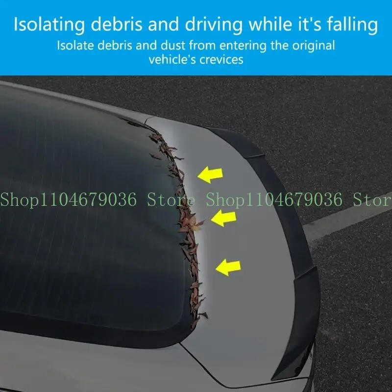 652F Universal Car Trunk Seal Strips Rubber Weatherstrip For Wind Noise Dust Proof