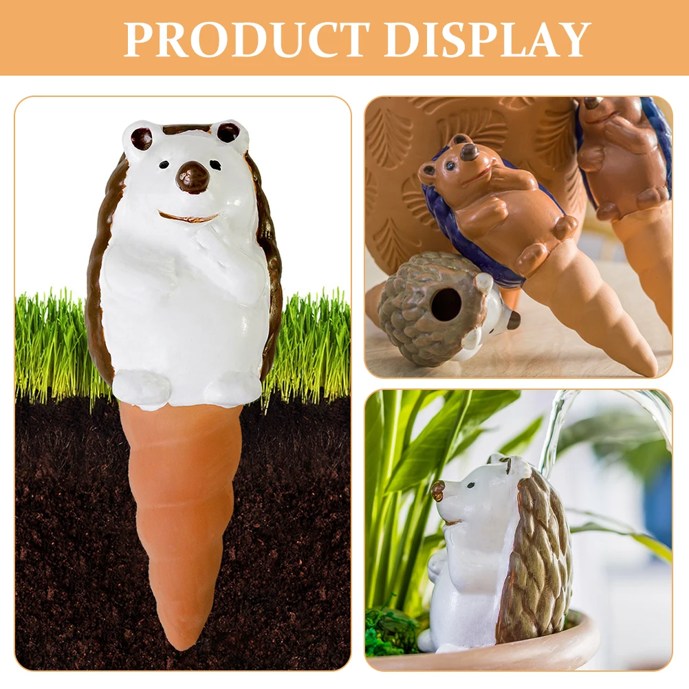 

4Pcs Automatic Self Watering Tools Hedgehog Design Plant Watering Devices for Indoor Garden Succulents Automatic Plant Waterer