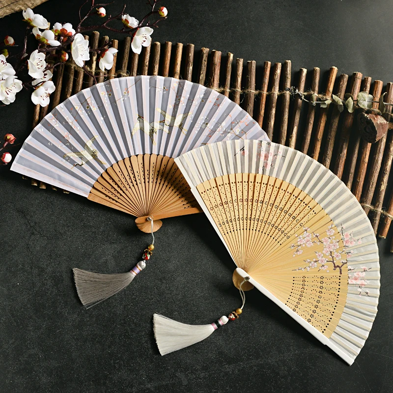 

Antique Fan Folding Women's Hanfu Chinese Style Elegant All-Match Get Friends Birthday Present Free