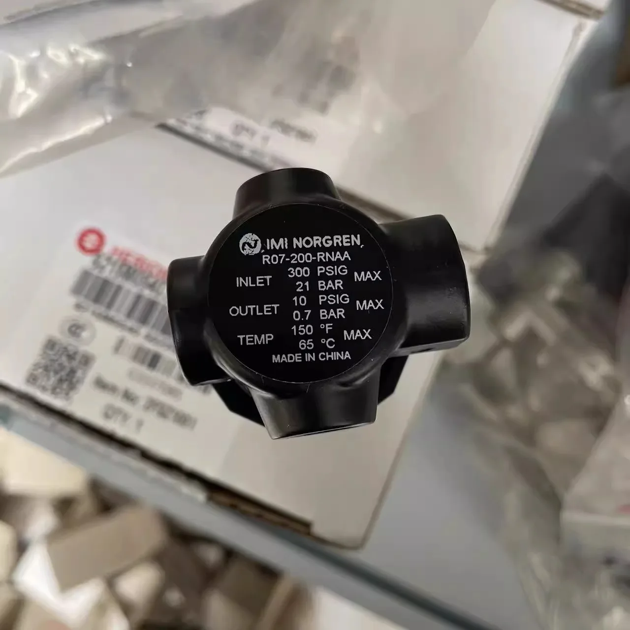 2025 R07-200-RNAA، صمام تخفيض الضغط Norgren، خيط PTF 1/4 بوصة