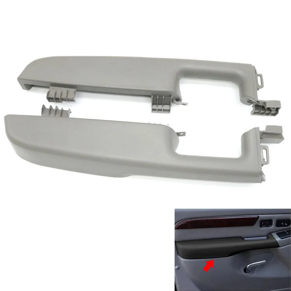 

1Pair Front Door Armrest Handle Cover Plate 12472876 For Chevrolet Chevy Suburban Tahoe GMC Yukon Escalade Avalanche 1999-2006