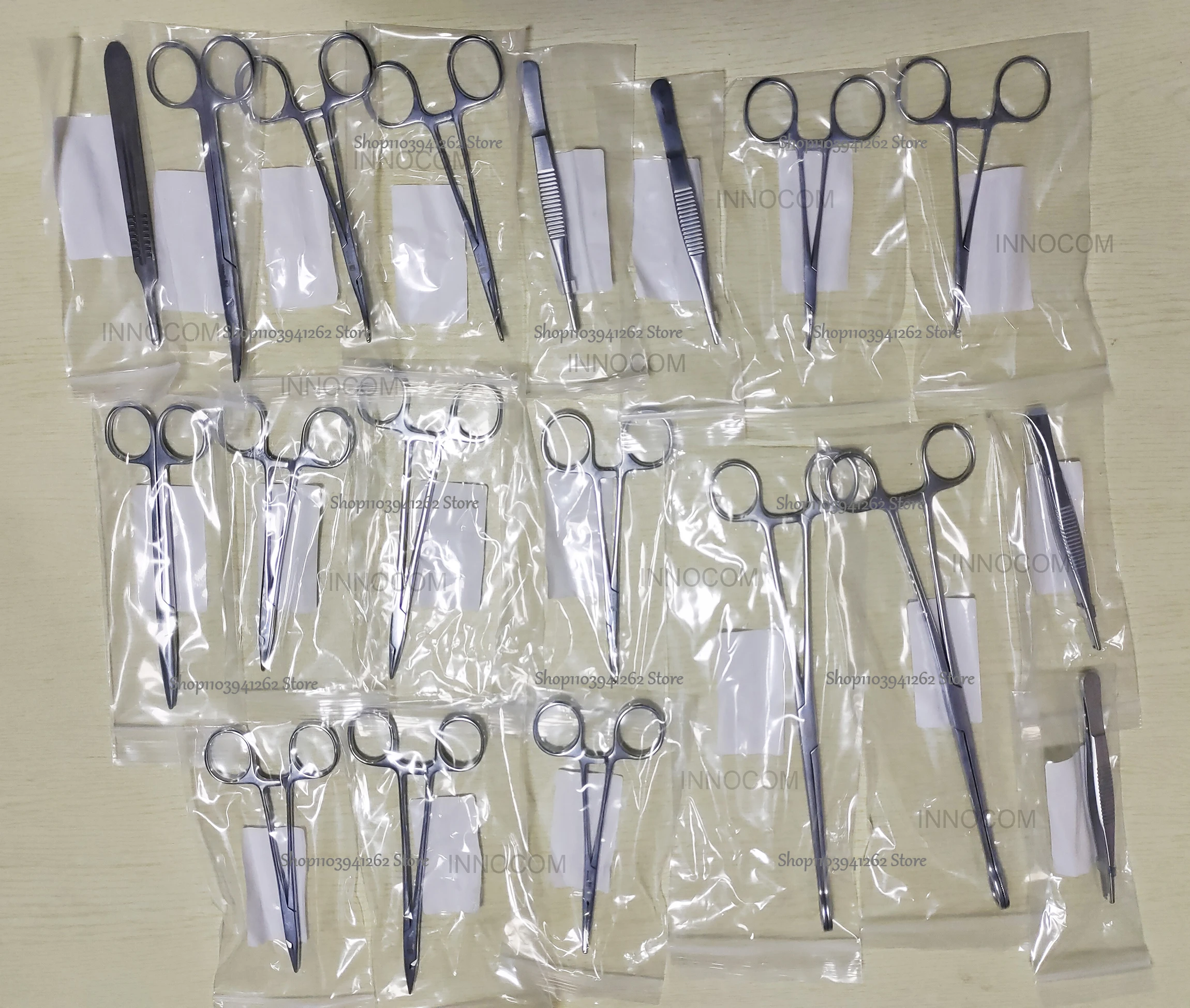 Surgical first aid medical suture tools kit stainless steel suture kit the basis of surgical instruments