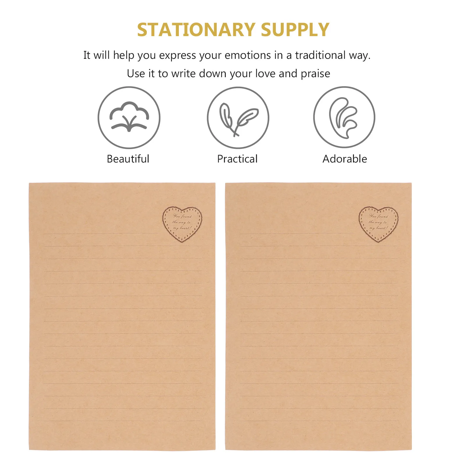 2Sets Letter Paper and Envelope Set Beautiful Patterned Writing Papers for Expressing Emotions Holiday Greetings Family Gifts