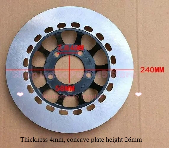 For Honda CBT125 Chunlan CL125-2 Motorcycle Front Brake Disc Rotor