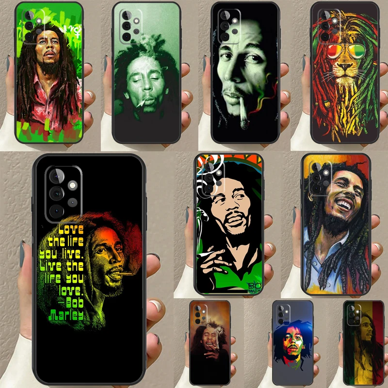 Reggae Bob Marley Funda For Samsung A53 A33 A23 A13 A32 A22 A42 A52 A12 A51 A71 A52S A14 A34 A54 Case Cover