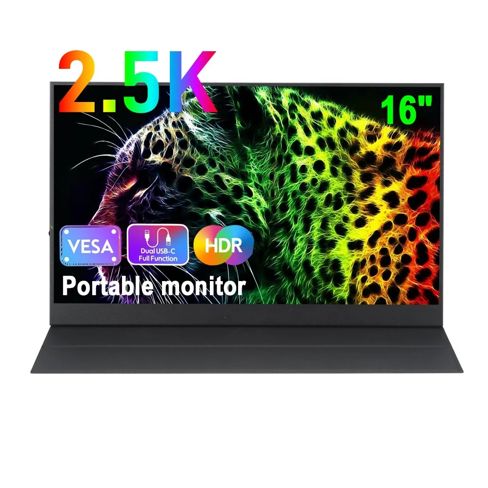 

16inch 2.5k 144hz Free Sync HDR Self Contained Stand Portatiles Portable
