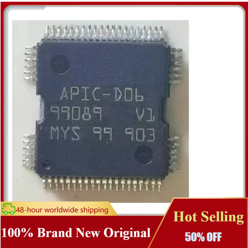 10PCS  QFP64 APIC-D06 APICD06 Manufacturing Driver Module Chip IC Hot Selling
