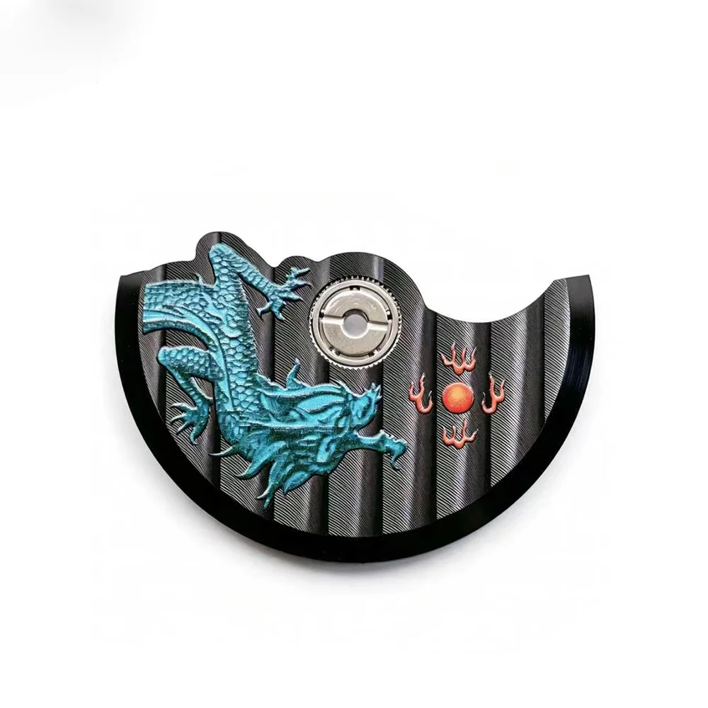 Drangon Pattern Series Oscillating Weight Rotor NH35/34/36/37/38/39 Movement Rotor Watch Repair Part  Everything For Watchmaker