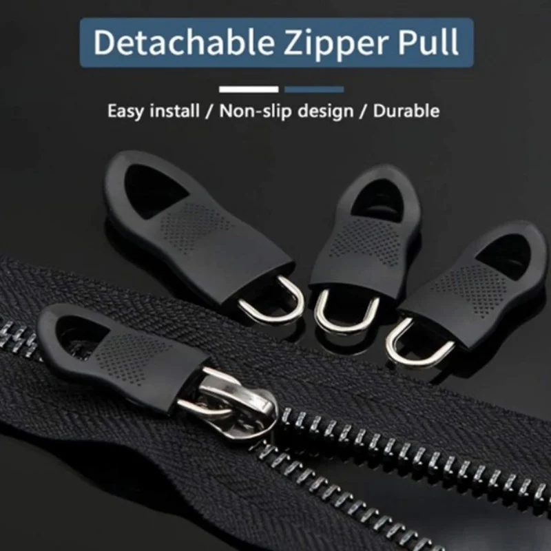 4/8/16sets Replacement Zipper Pull Universal, Broken Zippers Puller Sliders Handle for Coats, Jackets,Luggage,Backpacks,Pants