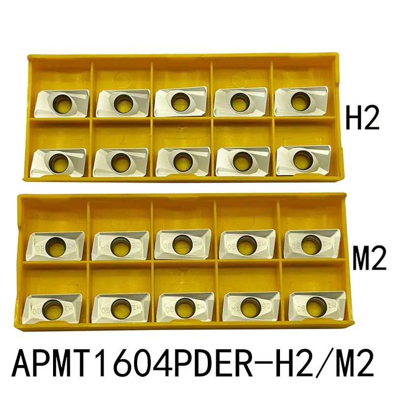 

10PCS APMT1604PDER-H2 /APMT1604PDER-M2 SM15 Indexable CNC Milling Inserts Turning Inserts Cutting Tools For stainless steel