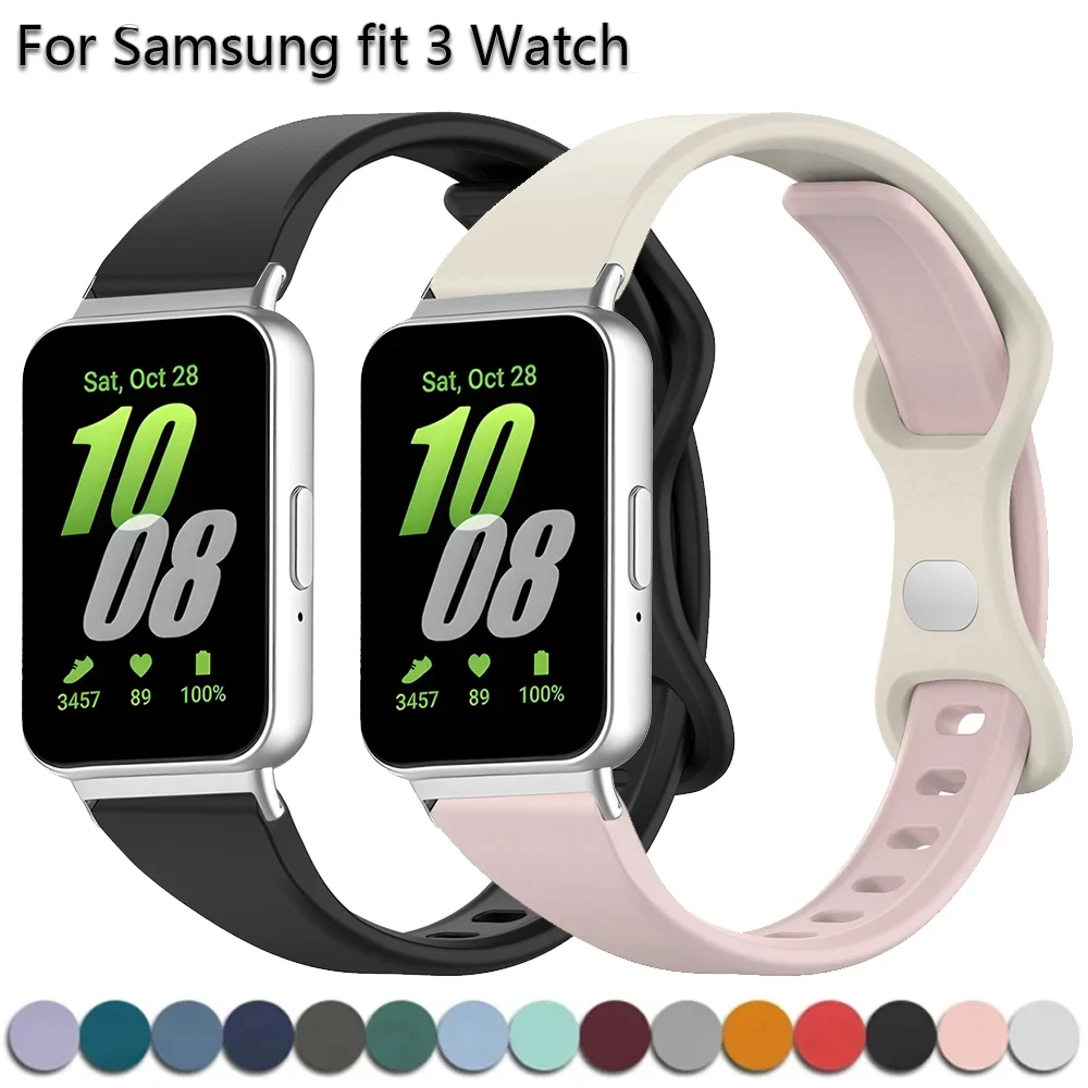 Silm ремешок для Samsung Galaxy Fit 3, силиконовый браслет, браслет для Galaxy Fit3, спортивные часы, сменные аксессуары Correa