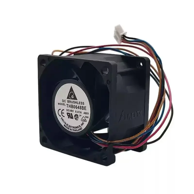 Original For Delta THB0648BE 48V 0.41A 6038 60mm 4Pin PWM Dual Ball Bearing 14700RPM Super Powerful DC Brushless Fan for Server