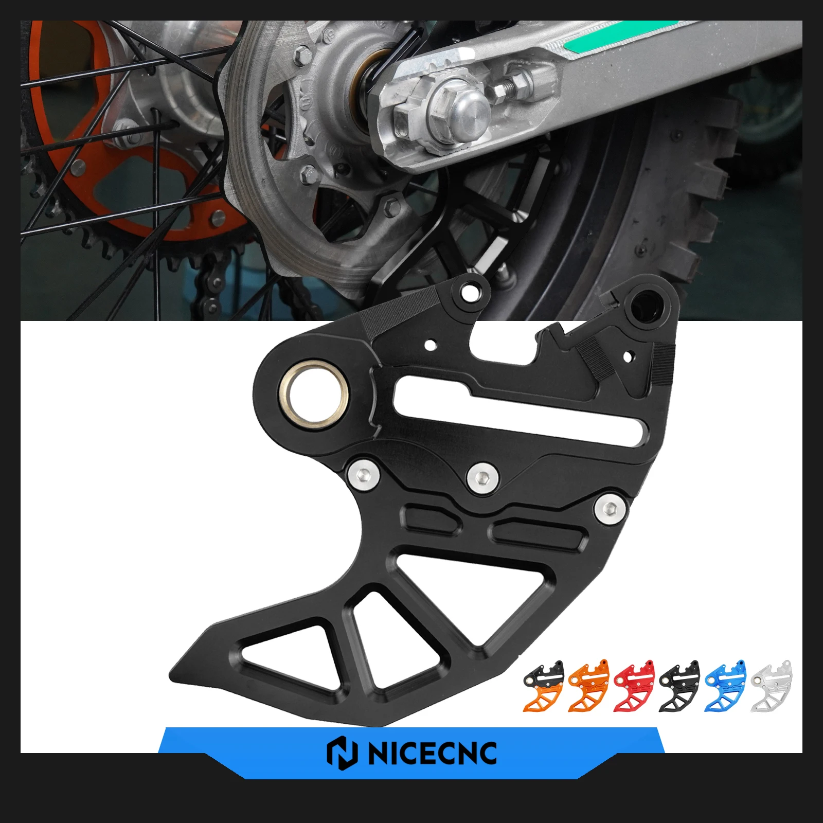 For Husqvarna TE 300 FE 450 2014-2017 TC FC TX FX TE FE 125 250 300 350 400 450 501 TC FC 2019-2023 Rear Brake Disc Cover Guard