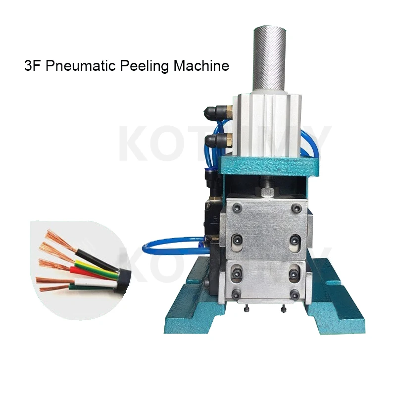 3F Pneumatic Stripping Machine Vertical Multi-core Wire Stripping Machine Wire Cutting Stripper 3FN Cable Twisting Peeling Machi
