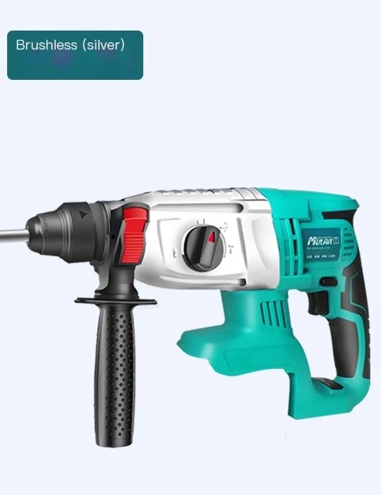 Stainless 18V Cordless Electric Rotary Hammer Rechargeable Impact Drill Perforator Power Punch Tools For Makita No Battery