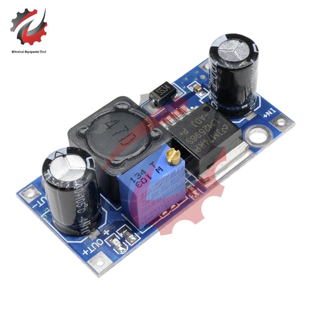 LM2596s DC-DC Step-Down Power Supply Module 3A Adjustable Buck Step-down Module LM2596 Voltage Regulator 24V 12V 5V 3V 1.25V-30V