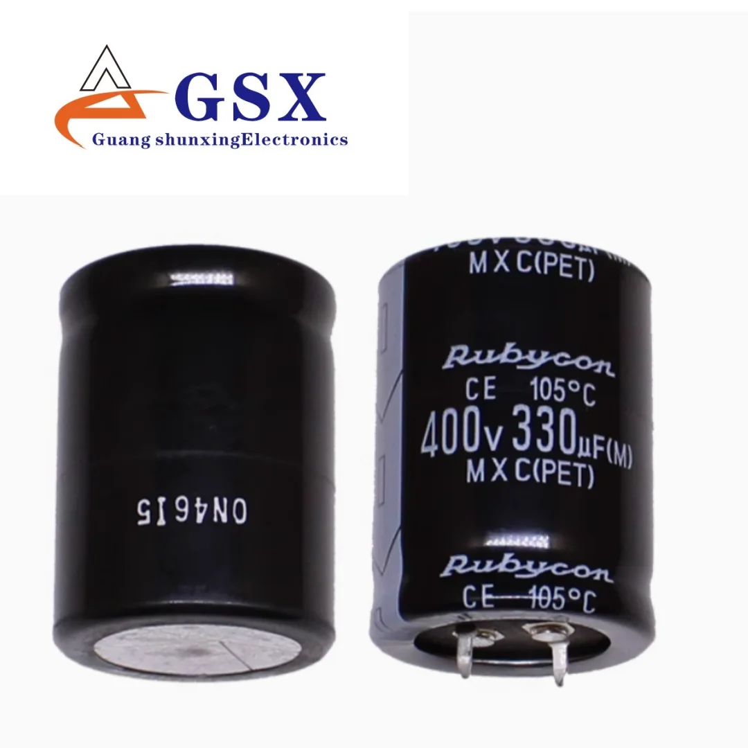 Rubycon imported aluminum electrolytic capacitor 400v330uf 30 * 40 Japanese Ruby MXC 105 degrees