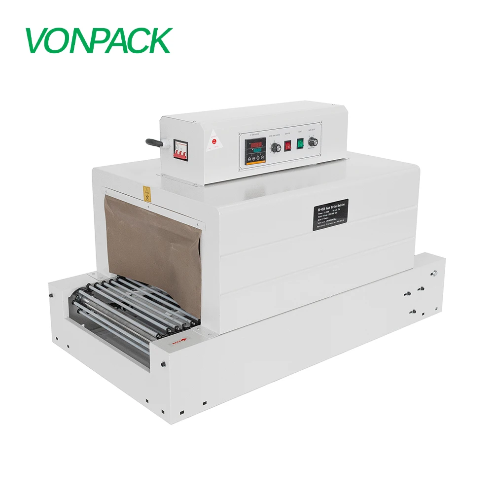 Roller 4525 Heat Tunnel Shrinking Machine Automatic Desktop Wrapping
