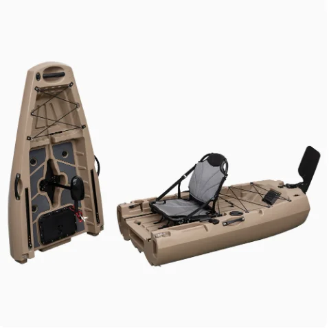 Canoeing detachable square drift boat seat assault boat pedal fishing boat