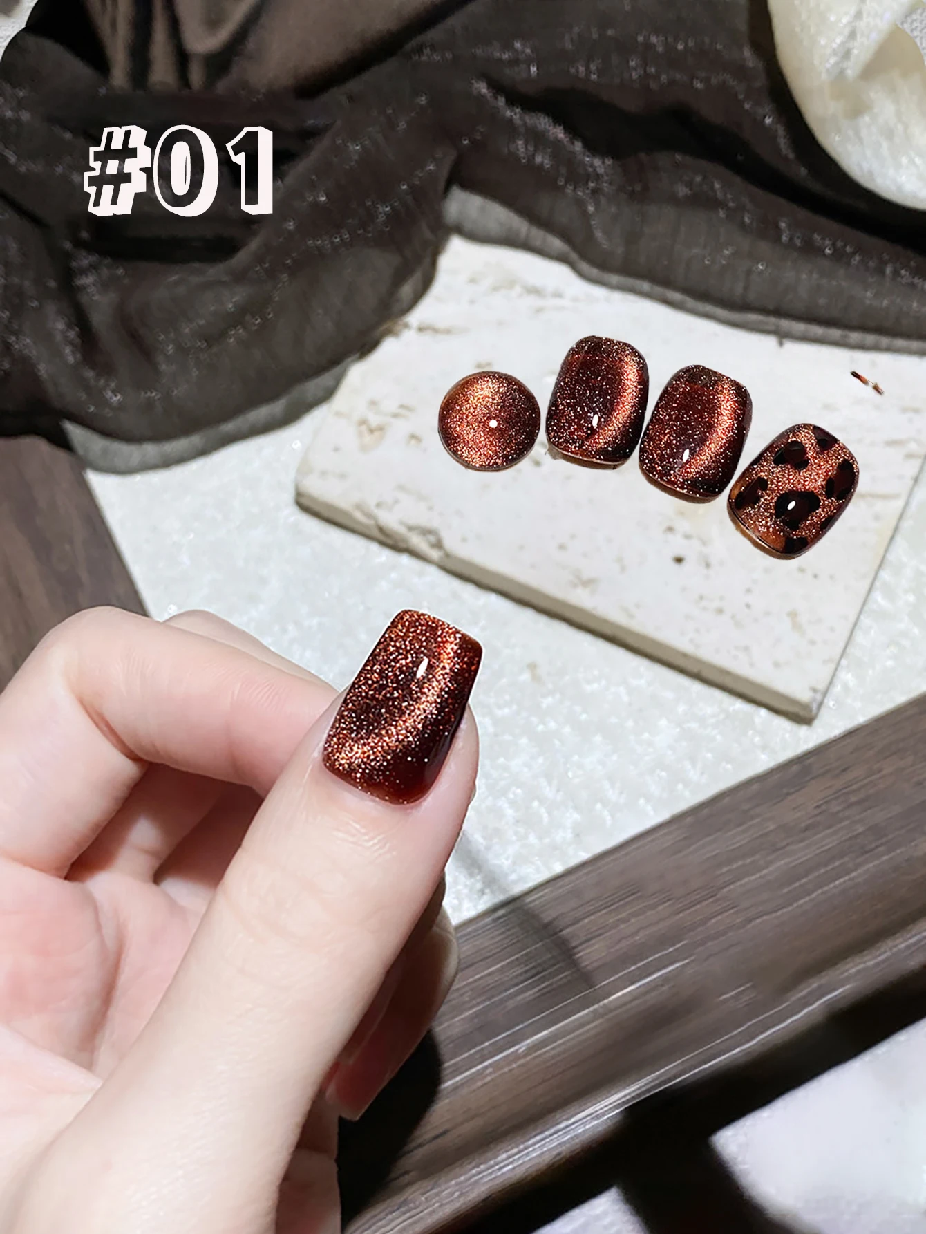 WS الذهبي بريق القط المغناطيسي هلام طلاء الأظافر الذهب ضوء المغناطيسي هلام شبه دائم نقع قبالة الأشعة فوق البنفسجية هلام الورنيش لوازم الأظافر DIY بها بنفسك #2