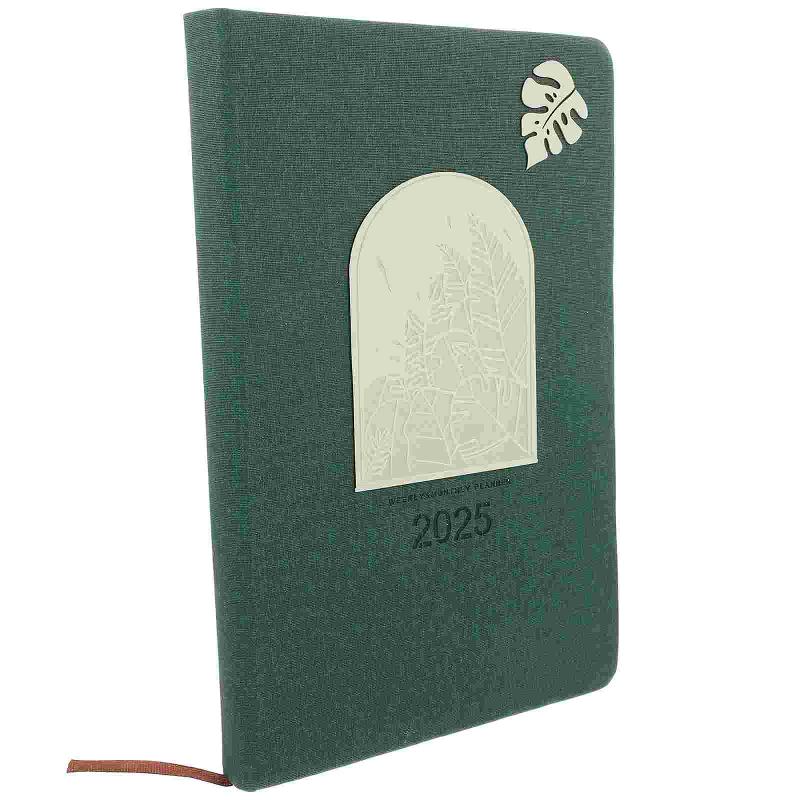 English Agenda Book Multi-function Academic Planner Notebook Journal Notepad Weekly Portable A5