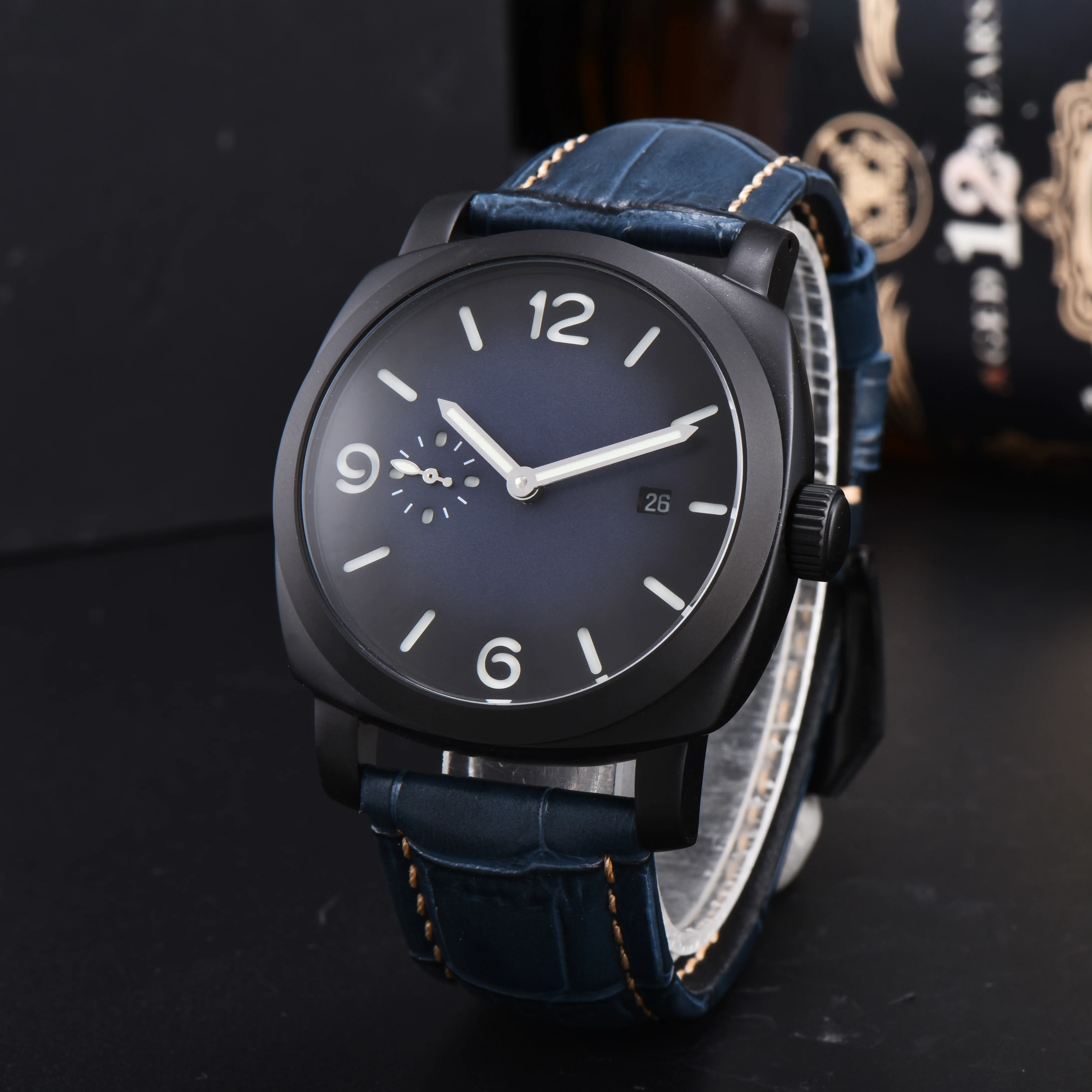 44mm automatic mechanical watch ST2555 movement waterproof watch sapphire glass luminous men's watch