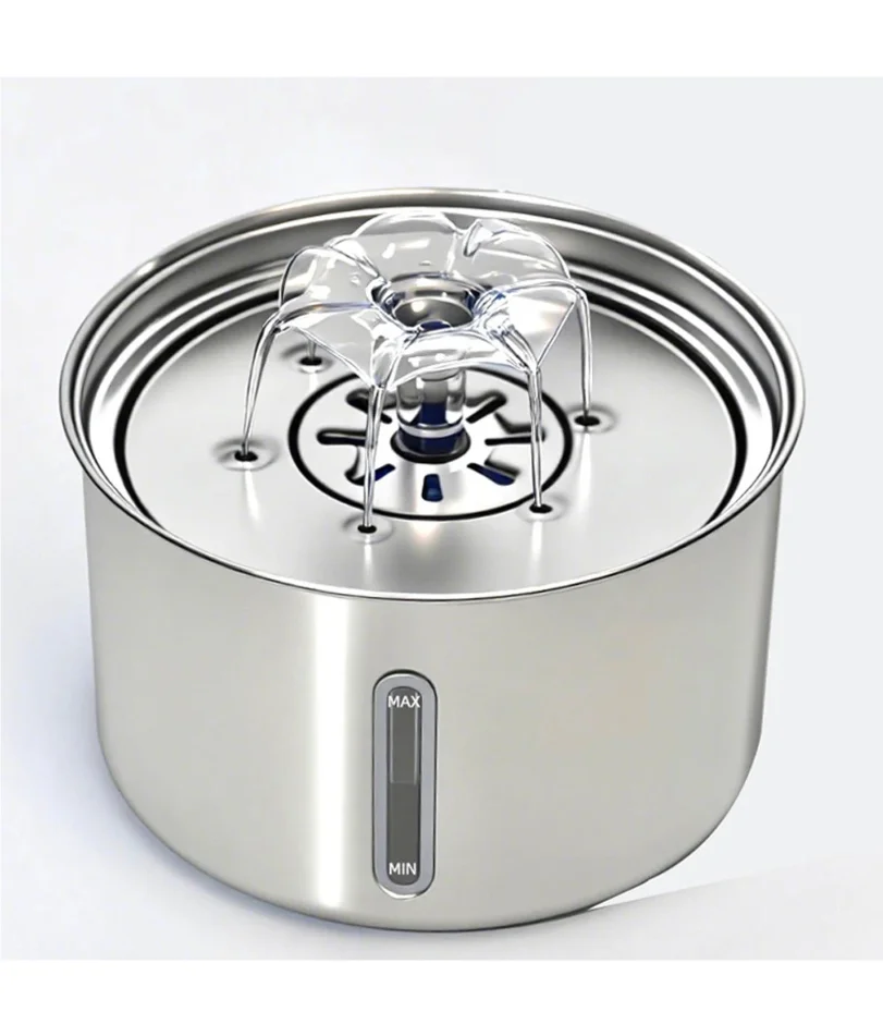 

Stainless Steel Pet Water Fountain Cat Automatic Water Feeder USB Electric Mute for Cat Dog Filter Fountain Smart Drinking Bowl