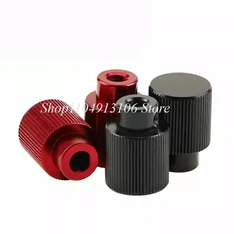 1pc Frame Blind Hole Hand Tighten Nut with Side Hole Thread Aluminium Anodising Straight M3 M4 M5 M6 M8 Thumb Nut