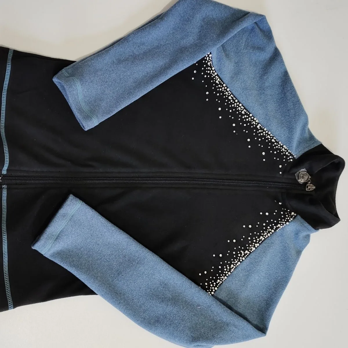 Figure skating training suit, children's adult plush suit, warm and breathable jacket, ice skating pants