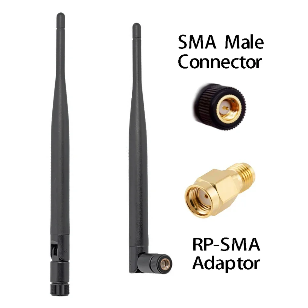 1PC Helium Hotspots 5dBi  Antenna 868MHz 90° Foldable SMA Male Antenna Black IoTWAN Harsh Indoor Outdoor Aerial