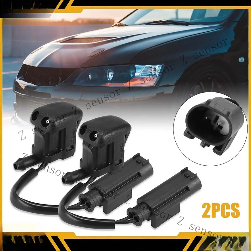 AAA+ 2pcs Windshield Washer Nozzles Spray Jet for BMW 5 E39 525i 8361039 61668361039