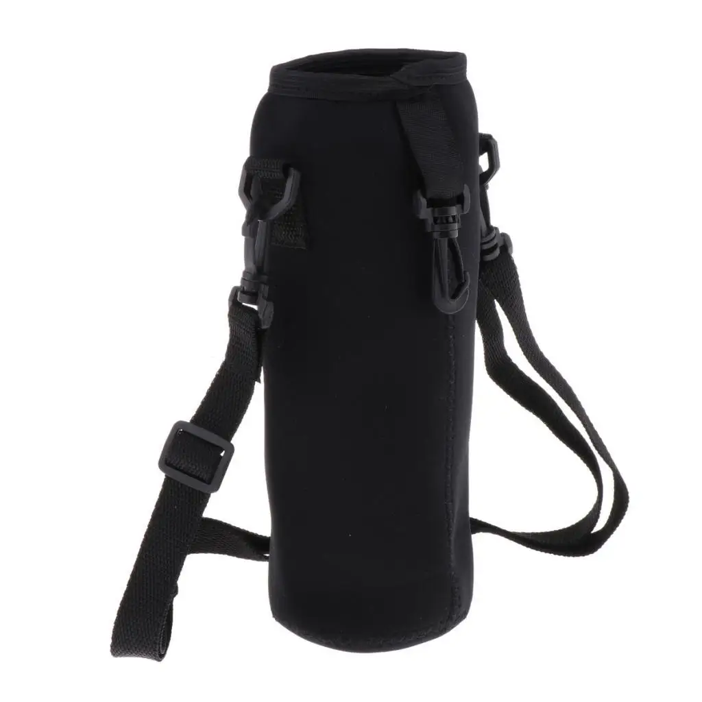 Wasserflaschenträger, isolierte Abdeckung, Tasche, Beutelhalter, Schultergurt, 1 l, Sport-Wasserflaschenetui, Neopren-Beutelhalter