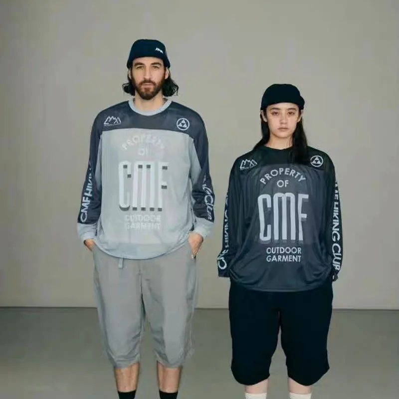 

CMF Japanese Functional Quick Drying Mesh Breathable Round Neck Pullover Long Sleeved Cool T-shirt COMFY Men Trendy