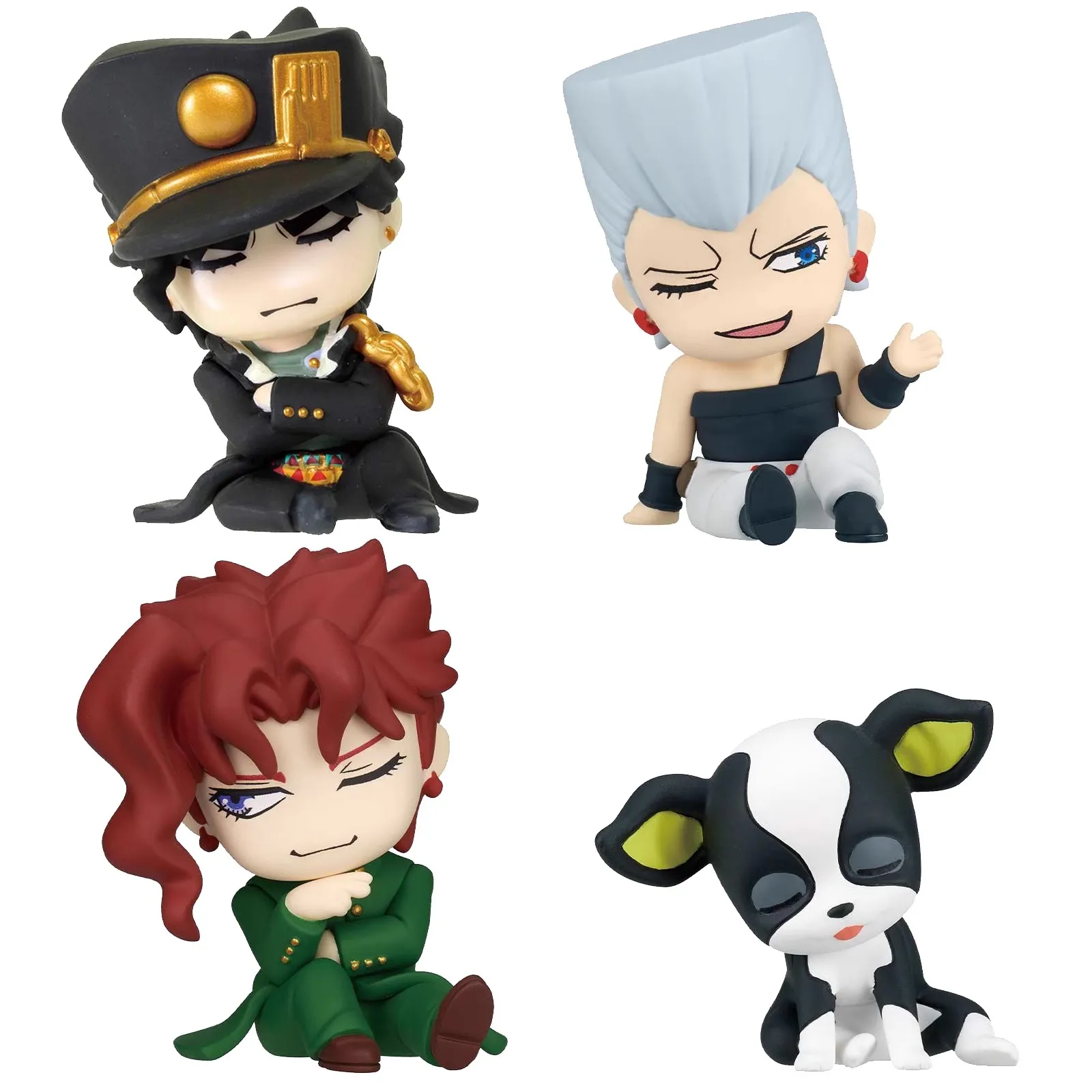 

TOMY натуральная 4 шт. Gashapon 2 JoJo's Bizarre Adventure аниме фигурка игрушки для детей подарок Коллекционная модель украшения