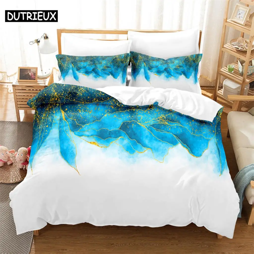 

Marbling Bedding Set Duvet Cover Set 3d Bedding Digital Printing Bed Linen Queen Size Bedding Set Fashion Design