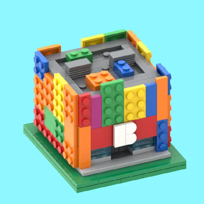 บล็อกตัวต่อแบบประกอบเอง รุ่นบ้าน/ร้าน/อพาร์ทเมนต์ยอดนิยม ของเล่นเสริมทักษะ ชุดประกอบ DIY ของขวัญวันหยุด