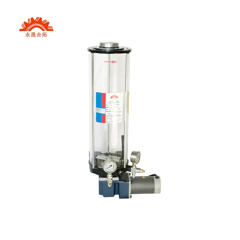4L Automatic Grease Electric Pump Station Piston Lubricator for Lathe Heavy Machine Progressive Centralized Lubrication