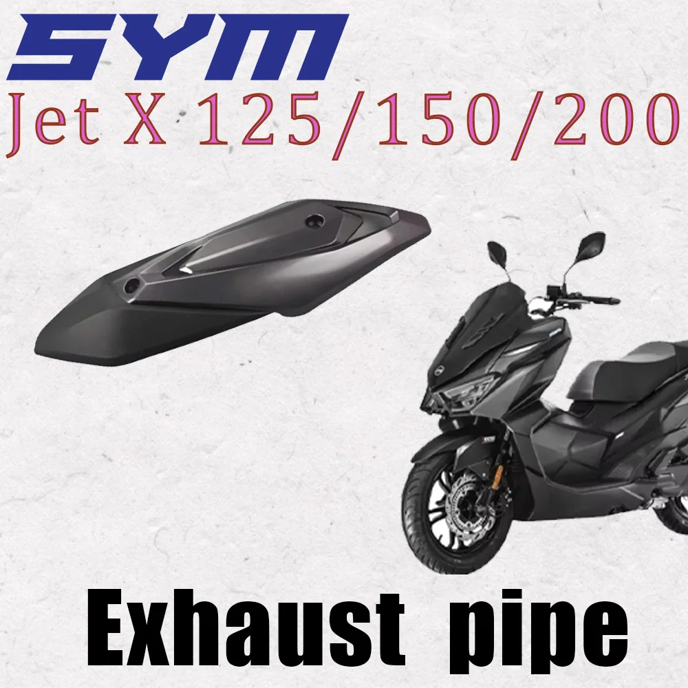 

For Sym Jet X 125 / 150 / 200 Motorcycle Exhaust Pipe Heat Protection Cover Anti-Scalding Cover Sym Jet X 125 / 150 / 200