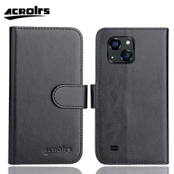 Oukitel WP32 초박형 플립 케이스, 맞춤형 소프트 가죽, 독점 휴대폰 크레이지 호스 커버, 6 가지 색상, 5.93 인치 패션