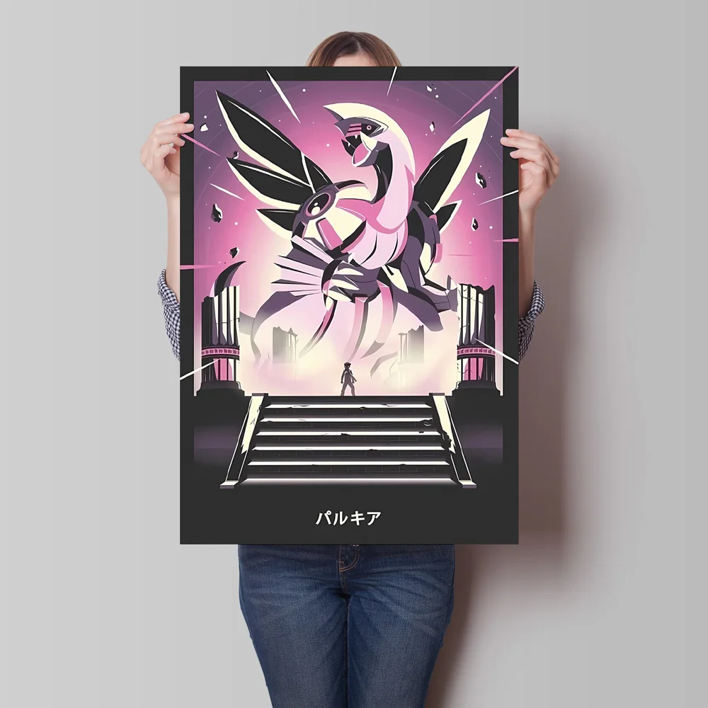 キャンバスプリントポケモンルギアアニメキャラクターポスター漫画の絵 HD 印刷色褪せないホーム子供の寝室の装飾ギフト